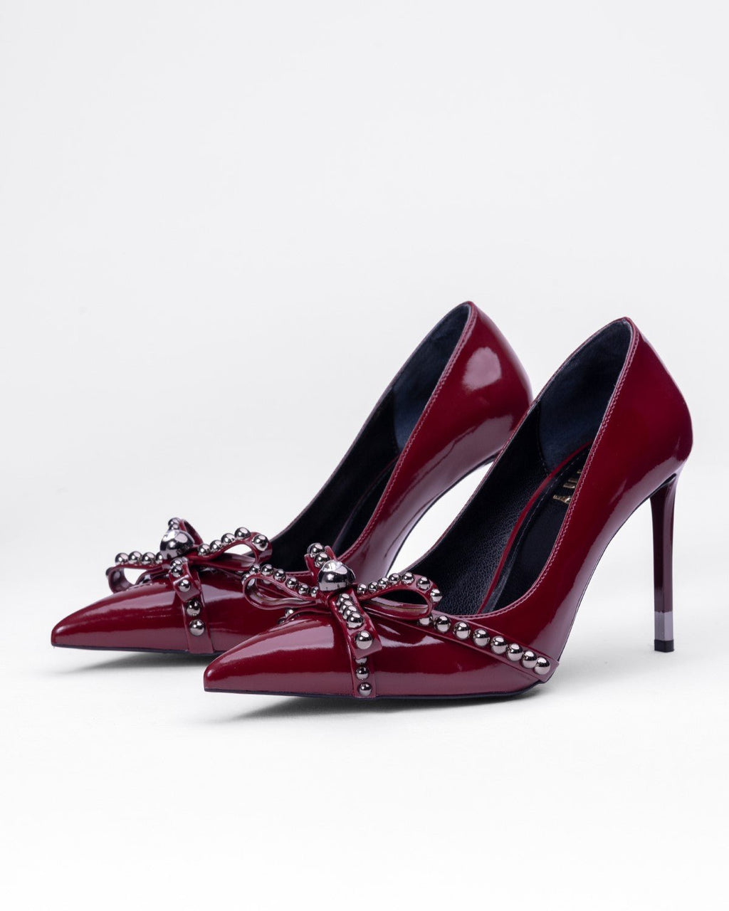 Kadın Boncuk Detaylı Sivri Burun İnce Topuklu Ayakkabı - Mary Shoes