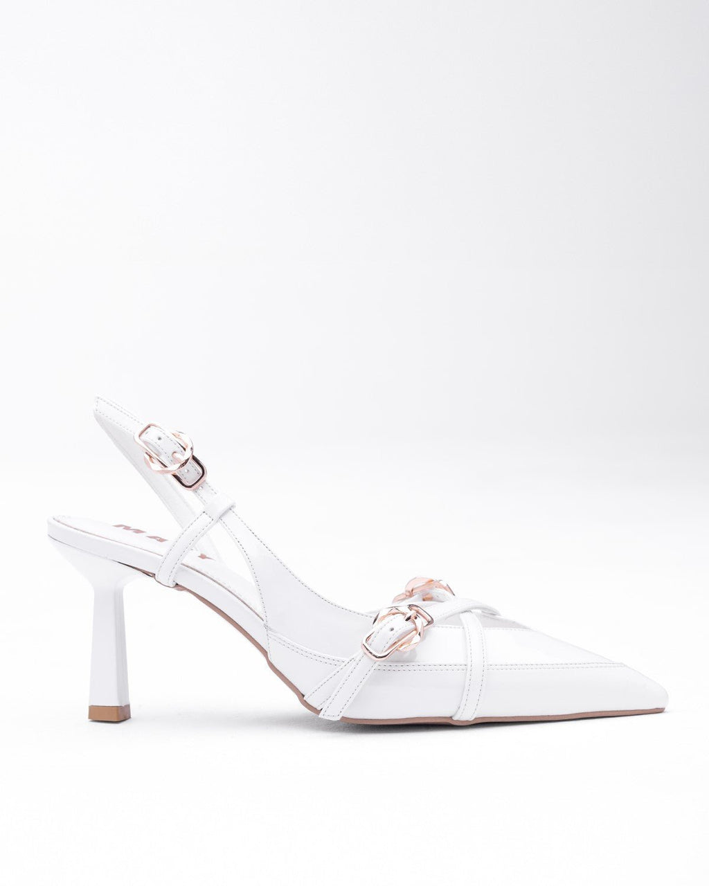 Kadın Çapraz Bantlı Sivri Burun Topuklu Ayakkabı - Mary Shoes