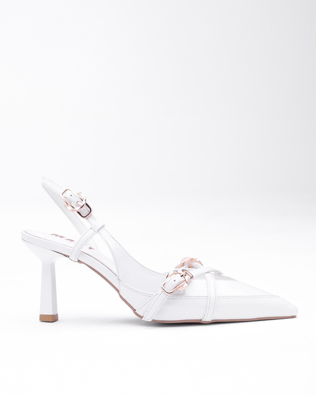 Kadın Çapraz Bantlı Sivri Burun Topuklu Ayakkabı - Mary Shoes