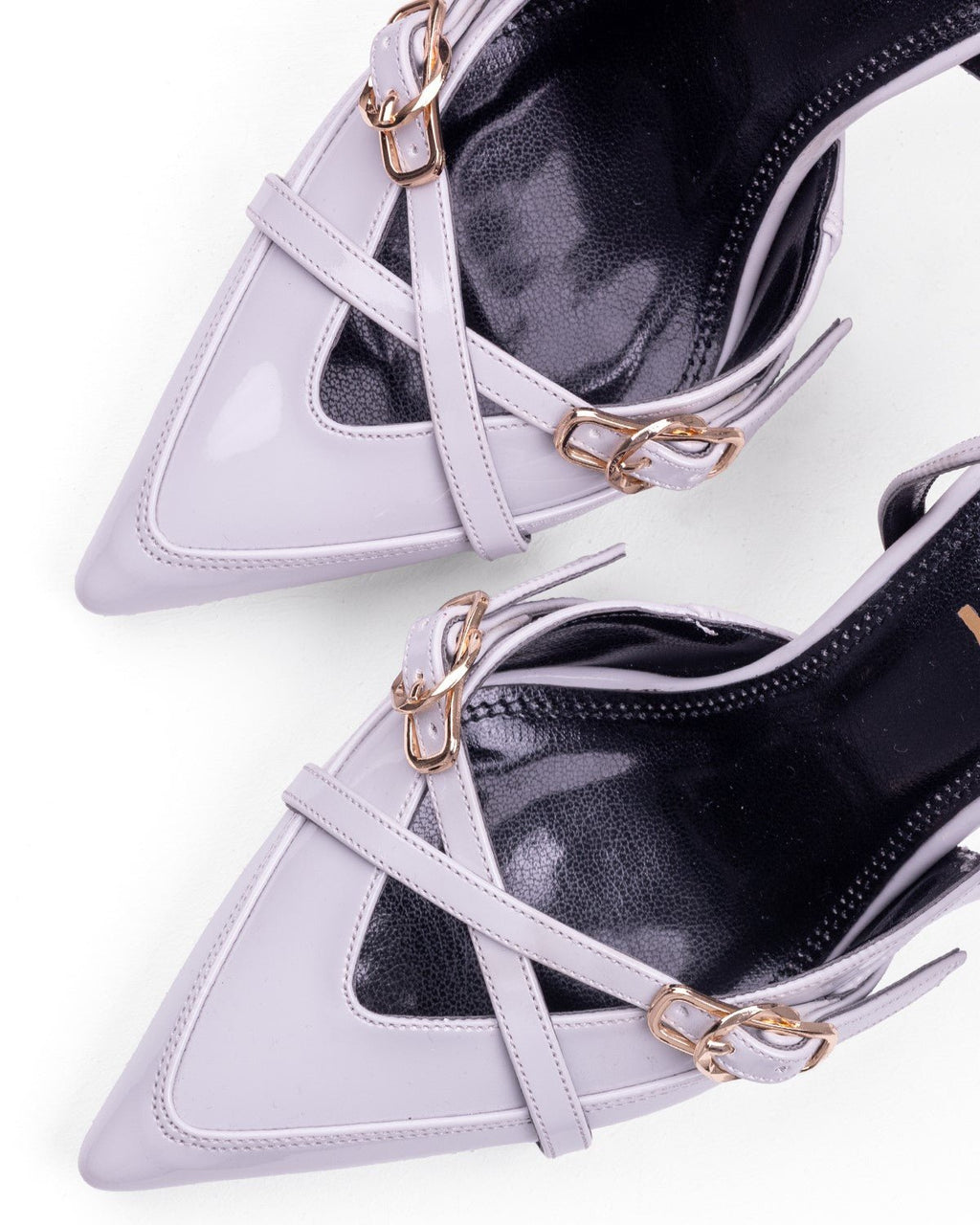 Kadın Çapraz Bantlı Sivri Burun Topuklu Ayakkabı - Mary Shoes