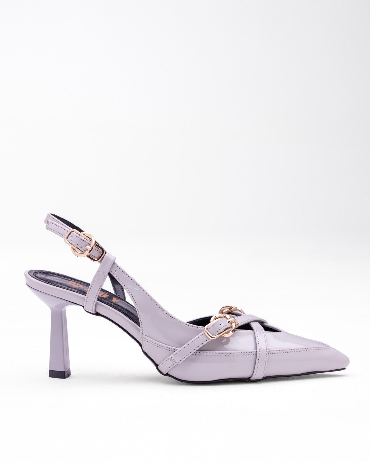 Kadın Çapraz Bantlı Sivri Burun Topuklu Ayakkabı - Mary Shoes