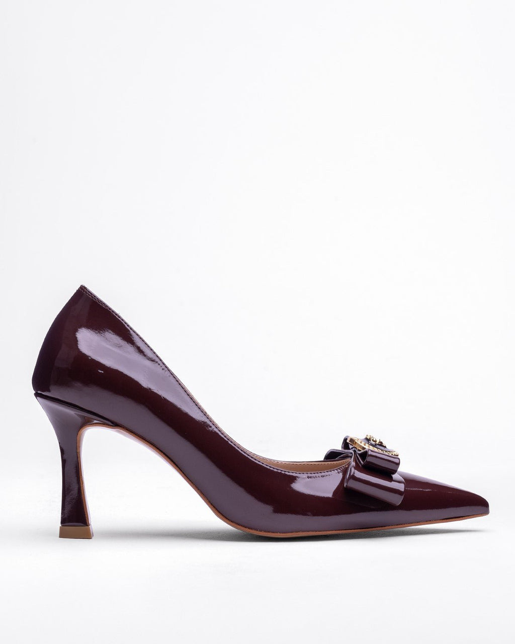 Kadın Fiyonklu Metal Detaylı Sivri Burun Topuklu Ayakkabı - Mary Shoes