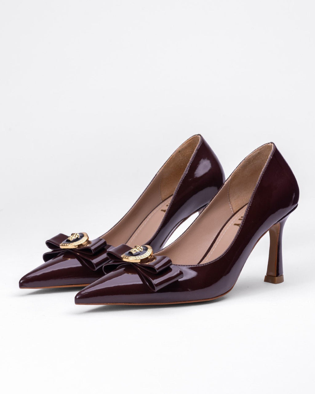 Kadın Fiyonklu Metal Detaylı Sivri Burun Topuklu Ayakkabı - Mary Shoes