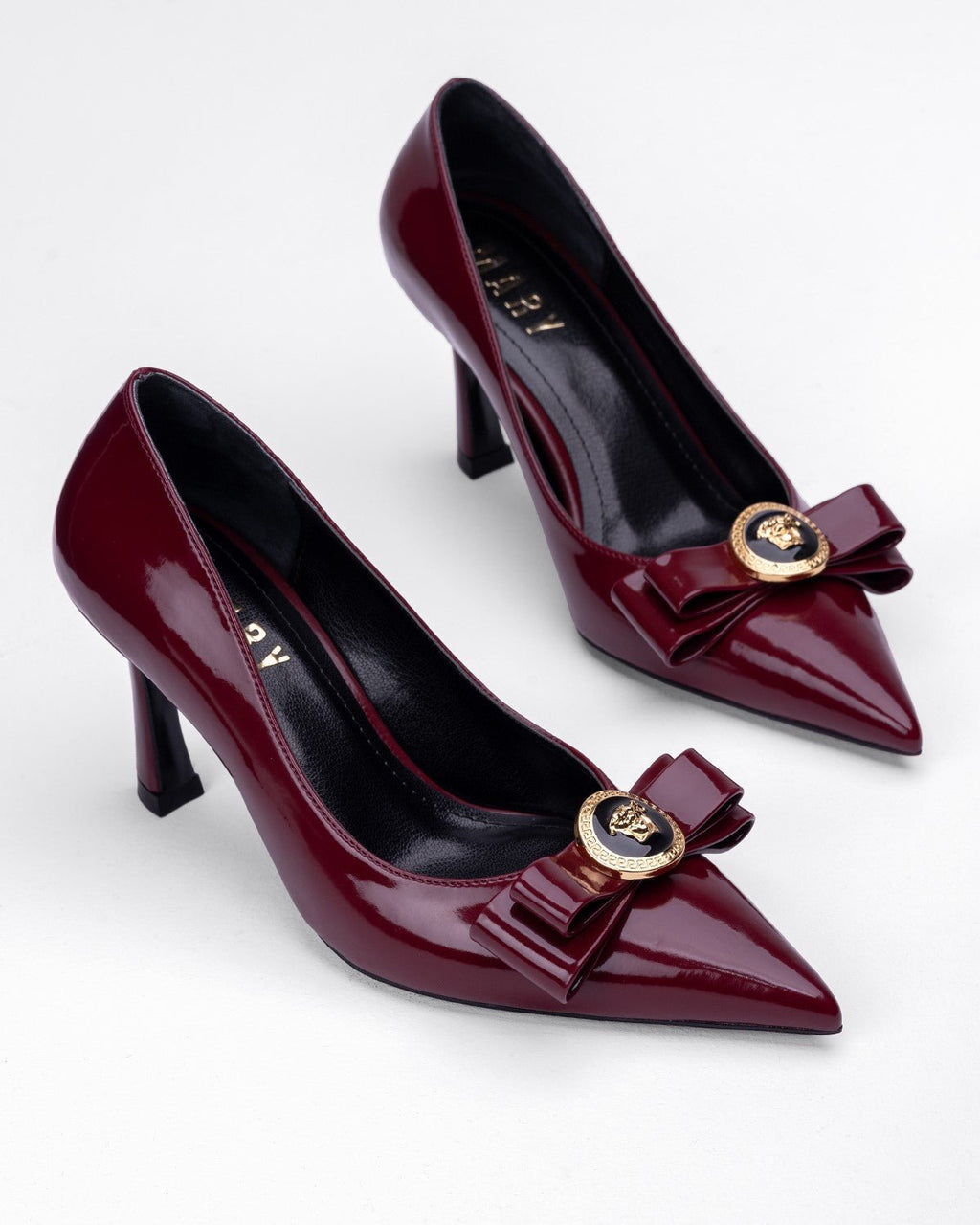 Kadın Fiyonklu Metal Detaylı Sivri Burun Topuklu Ayakkabı - Mary Shoes
