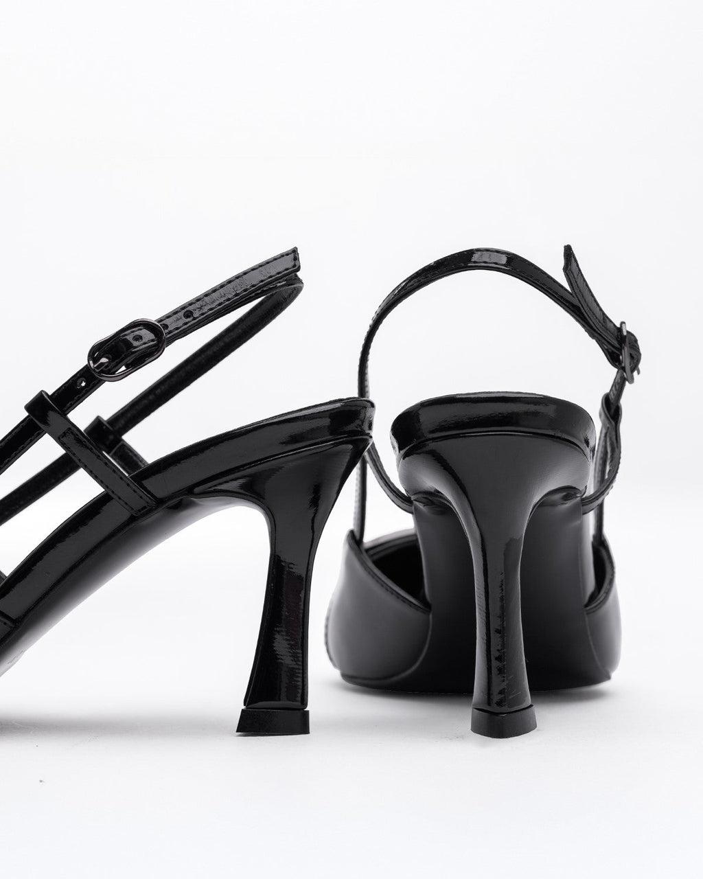 Kadın Kemer Detaylı Sivri Burun Topuklu Ayakkabı - Mary Shoes