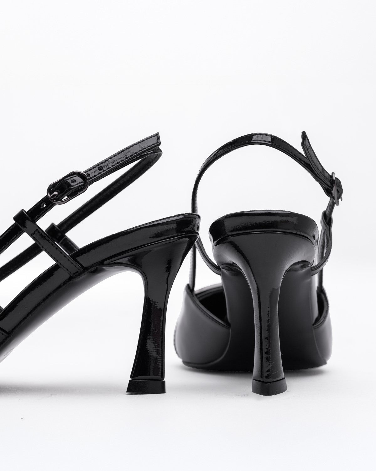 Kadın Kemer Detaylı Sivri Burun Topuklu Ayakkabı - Mary Shoes