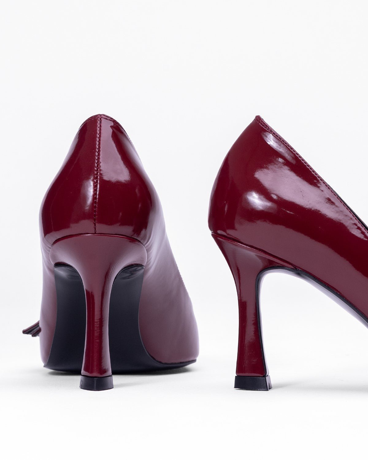 Kadın Metal Burun Detaylı Tokalı Sivri Burun Topuklu Ayakkabı - Mary Shoes