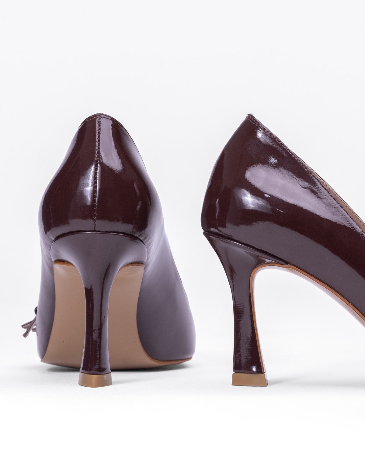 Kadın Metal Burun Detaylı Tokalı Sivri Burun Topuklu Ayakkabı - Mary Shoes