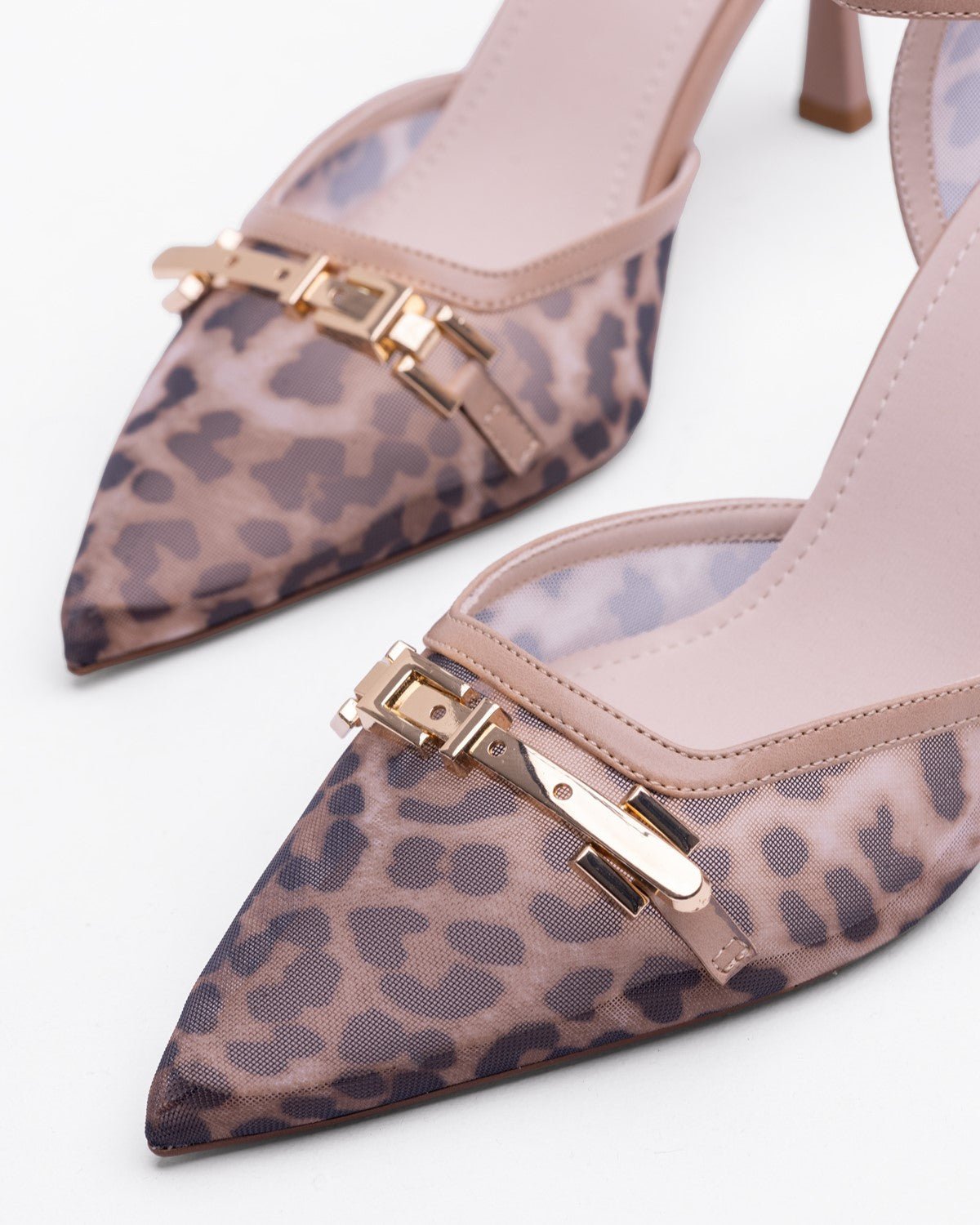 Kadın Sivri Burun Bilekten Bantlı Topuklu Ayakkabı - Mary Shoes