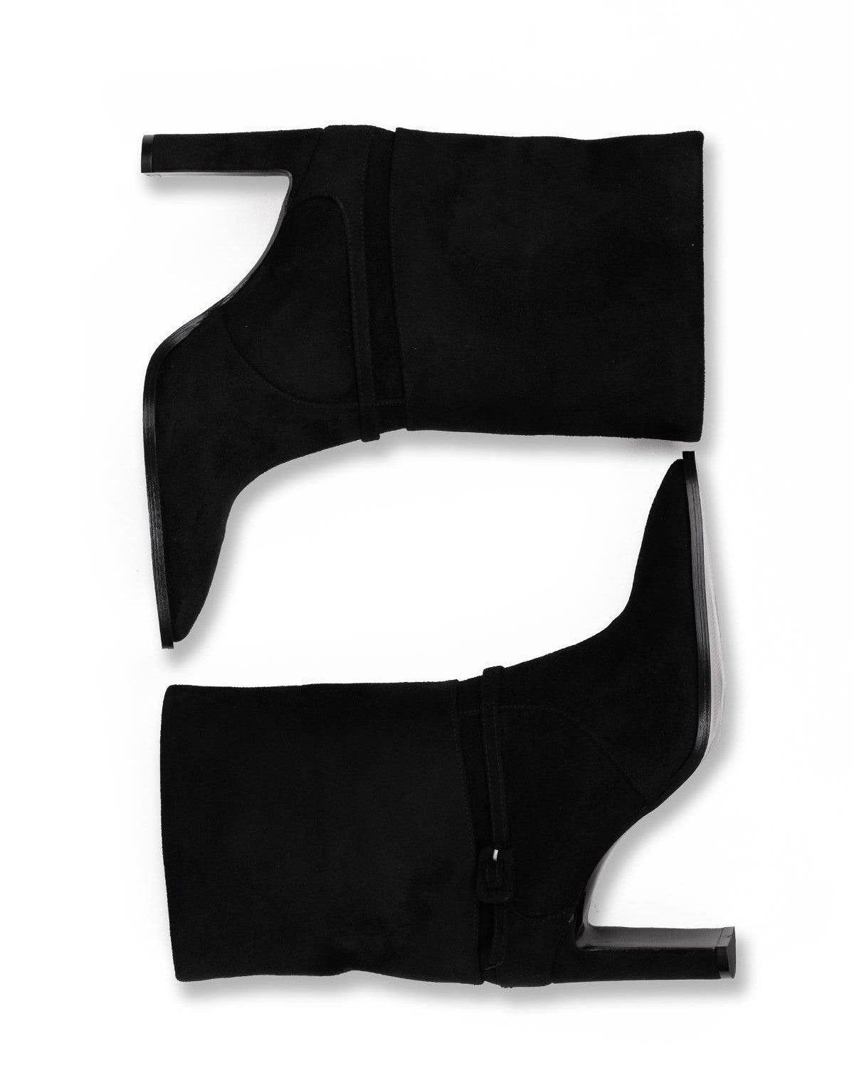 Kadın Süet Topuklu Kısa Bot - Mary Shoes