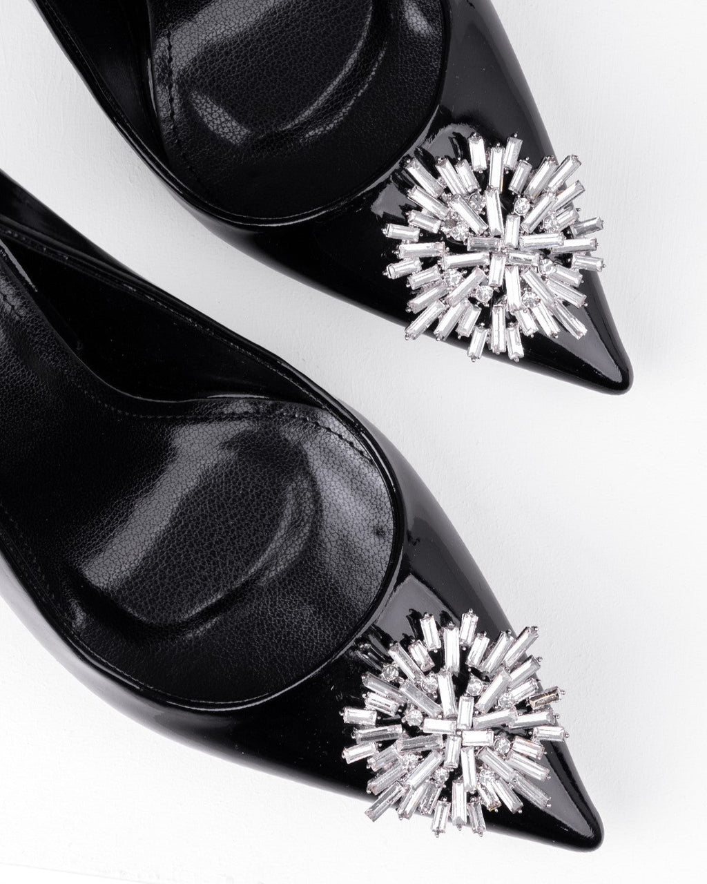 Kadın Taş Detaylı Sivri Burun Topuklu Ayakkabı - Mary Shoes