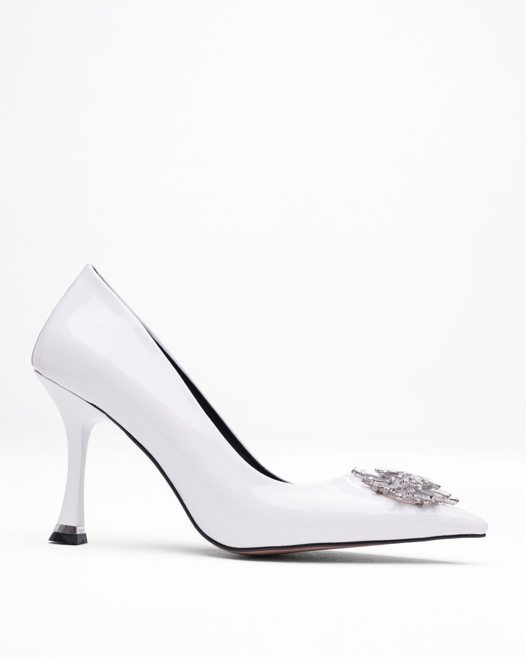 Kadın Taş Detaylı Sivri Burun Topuklu Ayakkabı - Mary Shoes