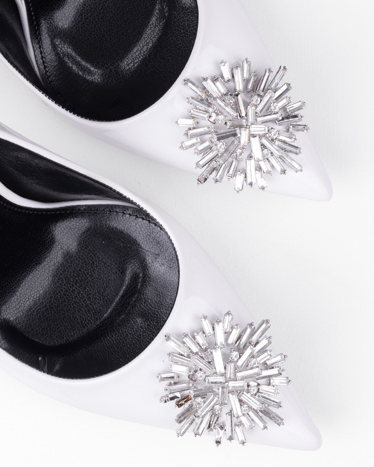 Kadın Taş Detaylı Sivri Burun Topuklu Ayakkabı - Mary Shoes