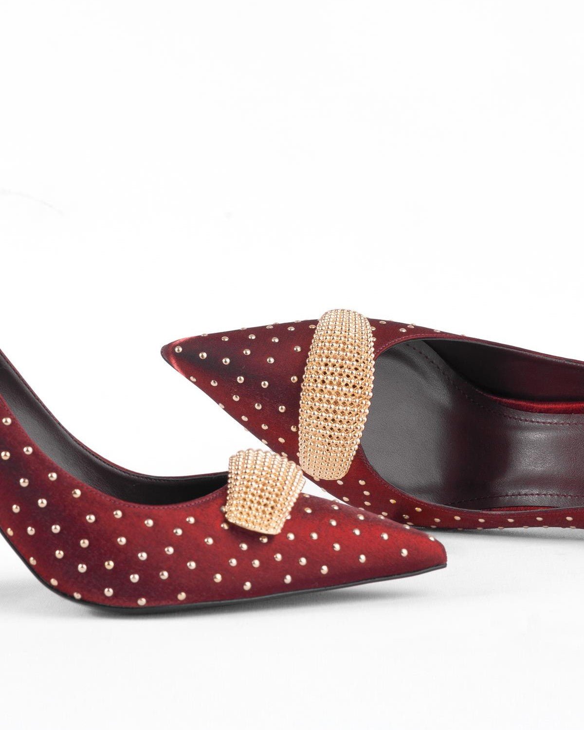 Kadın Taş Detaylı Topuklu Ayakkabı - Mary Shoes