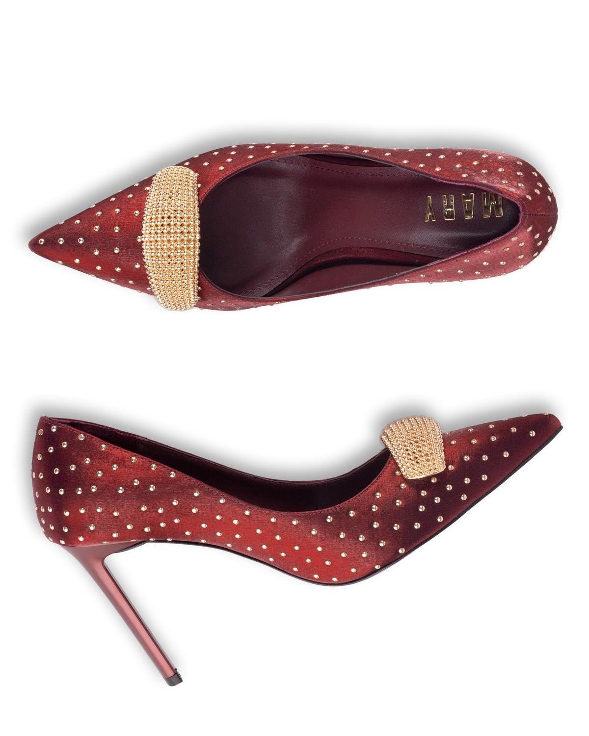 Kadın Taş Detaylı Topuklu Ayakkabı - Mary Shoes