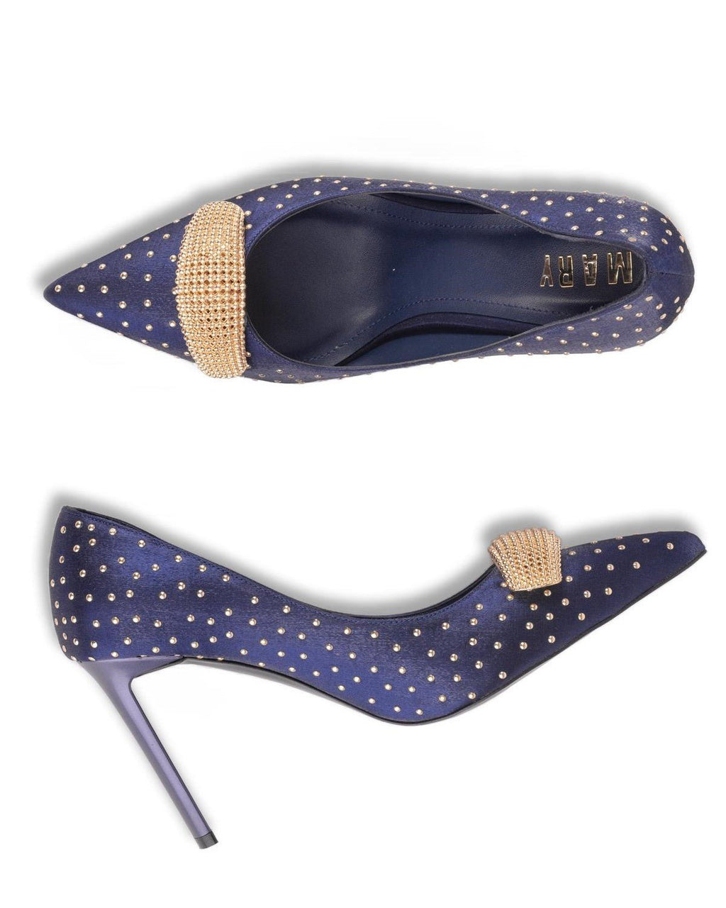 Kadın Taş Detaylı Topuklu Ayakkabı - Mary Shoes