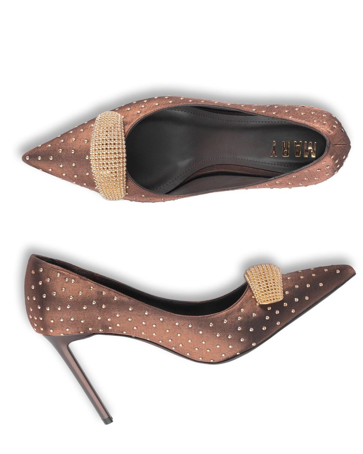 Kadın Taş Detaylı Topuklu Ayakkabı - Mary Shoes