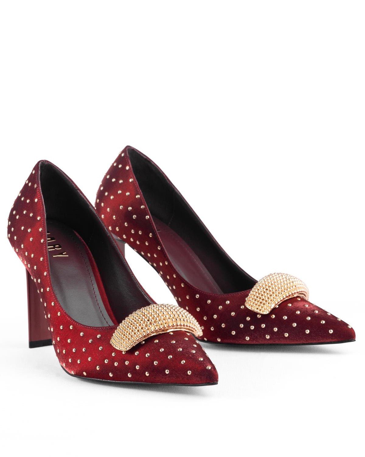 Kadın Taş Detaylı Topuklu Ayakkabı - Mary Shoes