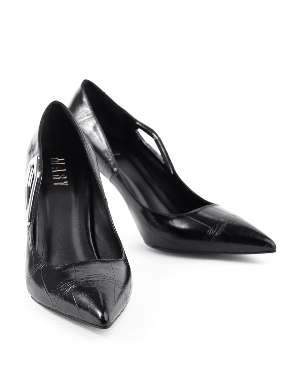 Kadın Tokalı Detaylı Sivri Burun Topuklu Ayakkabı - Mary Shoes