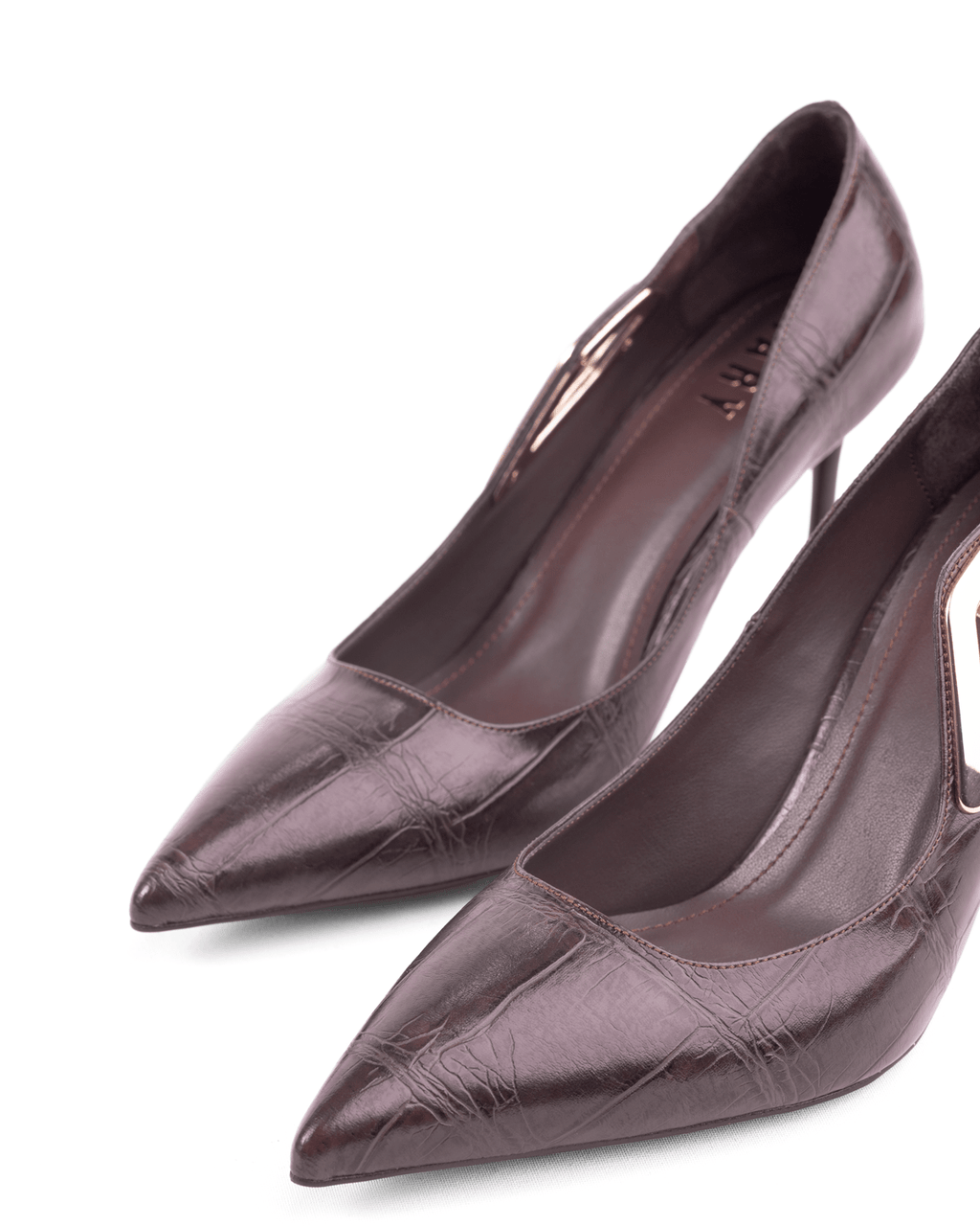 Kadın Tokalı Detaylı Sivri Burun Topuklu Ayakkabı - Mary Shoes