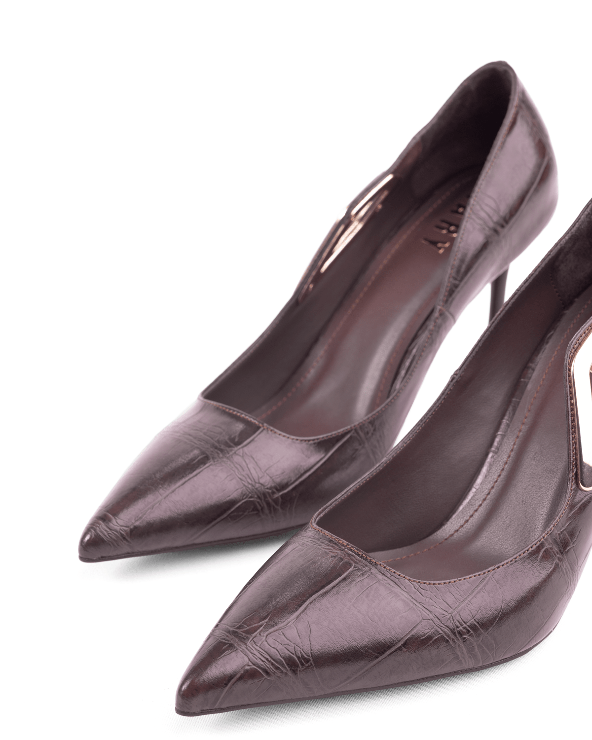 Kadın Tokalı Detaylı Sivri Burun Topuklu Ayakkabı - Mary Shoes