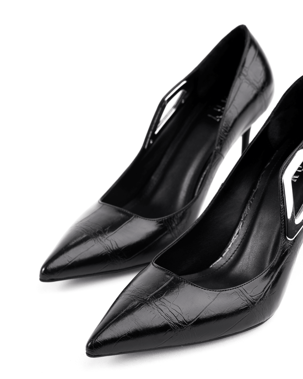 Kadın Tokalı Detaylı Sivri Burun Topuklu Ayakkabı - Mary Shoes