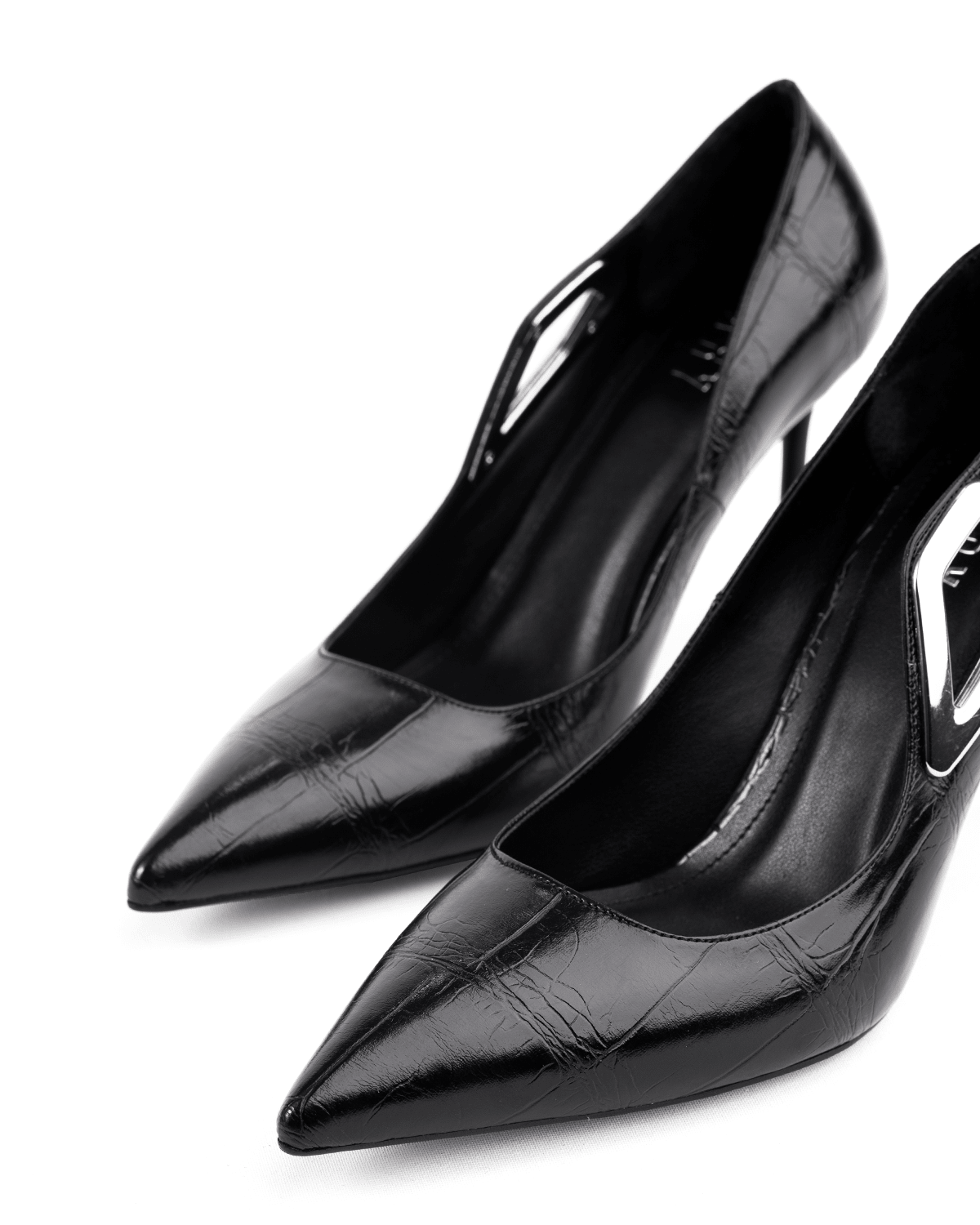 Kadın Tokalı Detaylı Sivri Burun Topuklu Ayakkabı - Mary Shoes