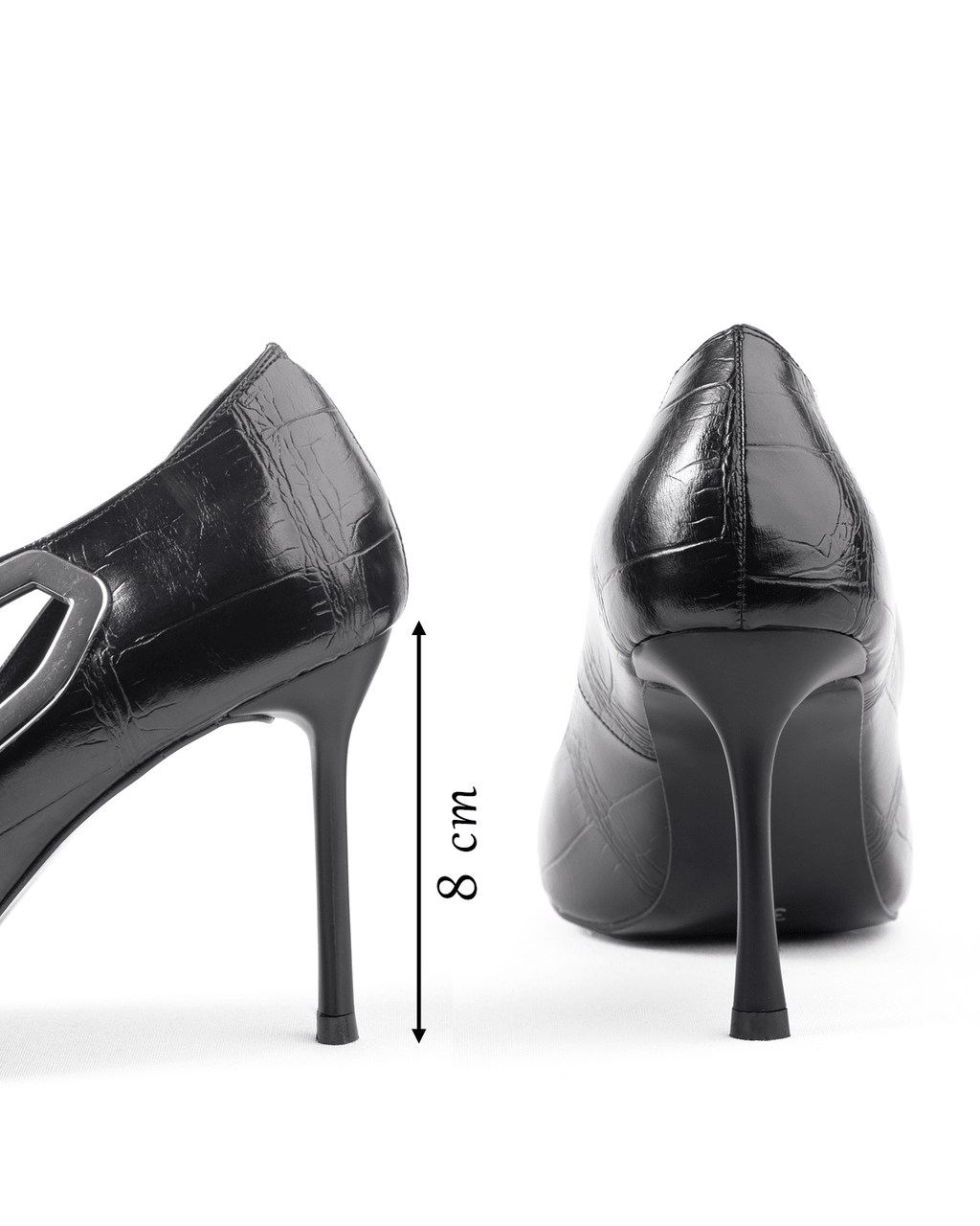 Kadın Tokalı Detaylı Sivri Burun Topuklu Ayakkabı - Mary Shoes