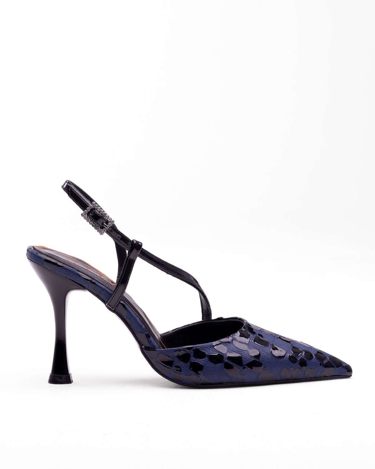 Kadın Tokalı Sivri Burun Topuklu Ayakkabı - Mary Shoes