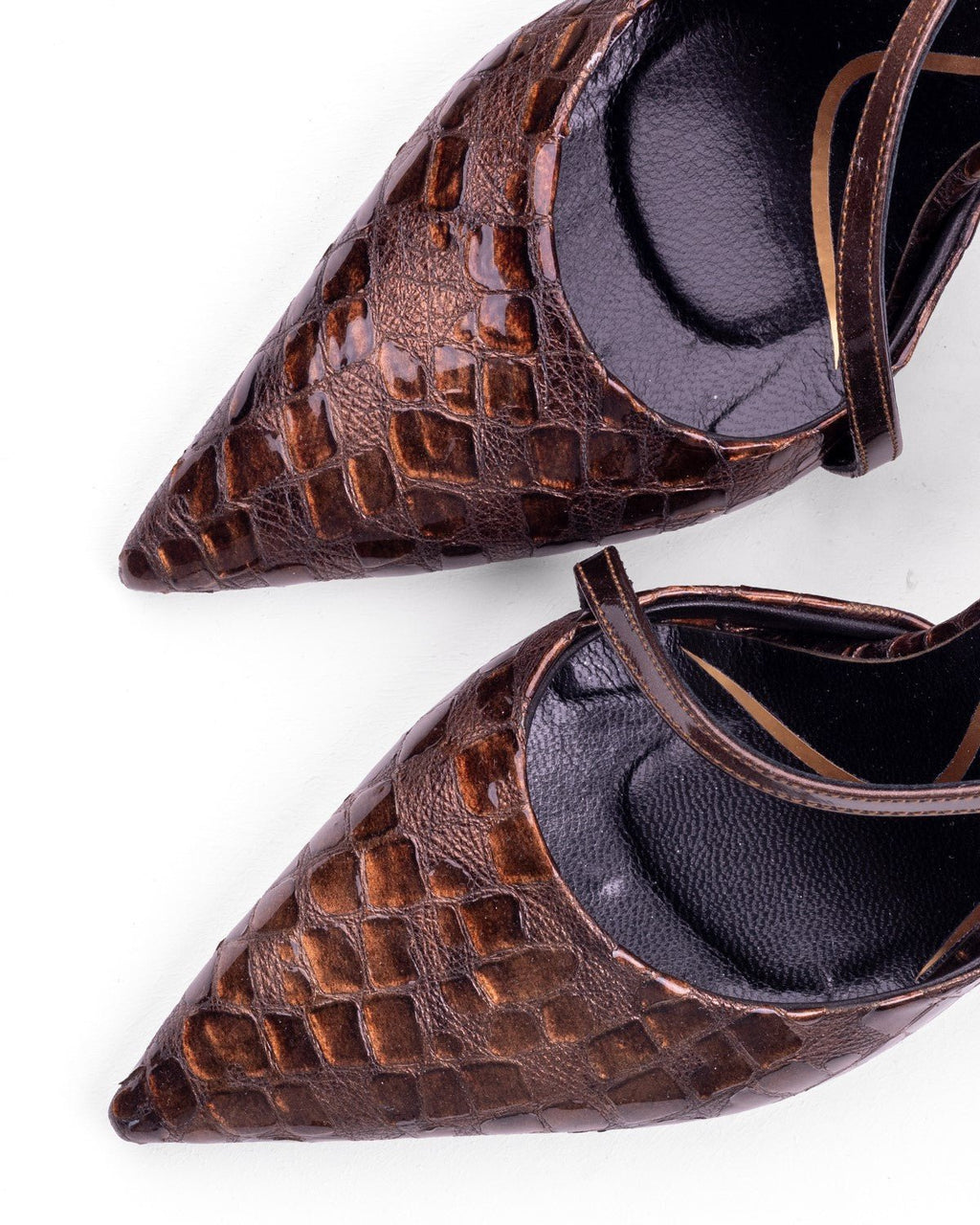 Kadın Tokalı Sivri Burun Topuklu Ayakkabı - Mary Shoes
