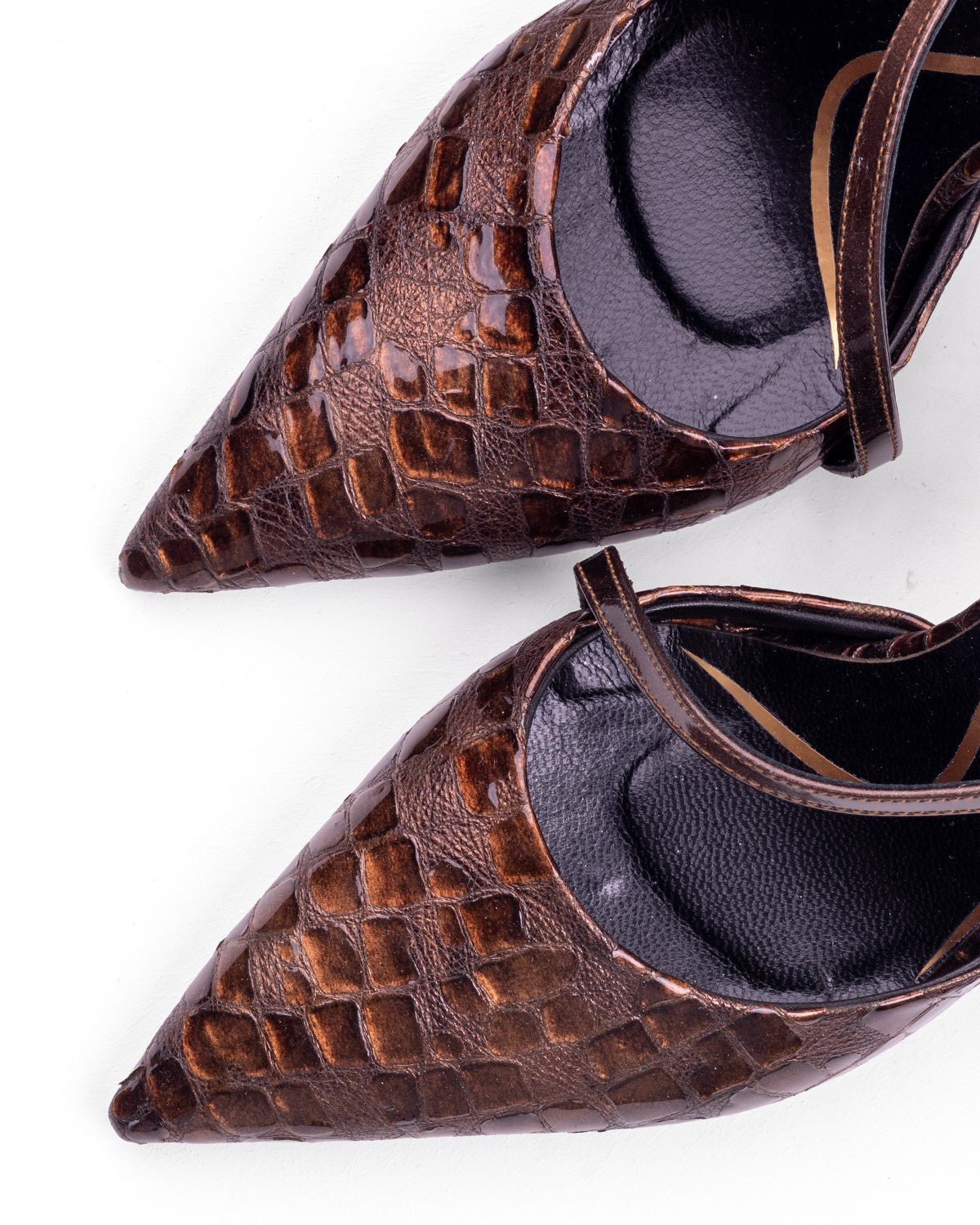 Kadın Tokalı Sivri Burun Topuklu Ayakkabı - Mary Shoes