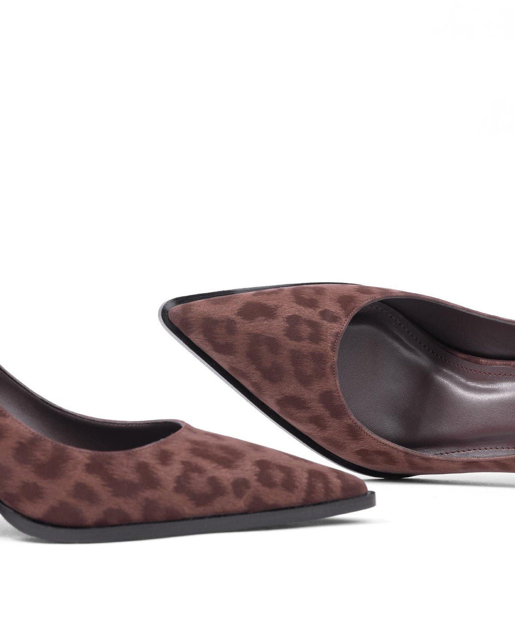 Leopar Desenli Abiye Stiletto - Şık Gece ve Düğün Ayakkabısı - Mary Shoes