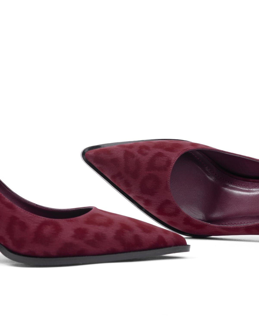 Leopar Desenli Abiye Stiletto - Şık Gece ve Düğün Ayakkabısı - Mary Shoes