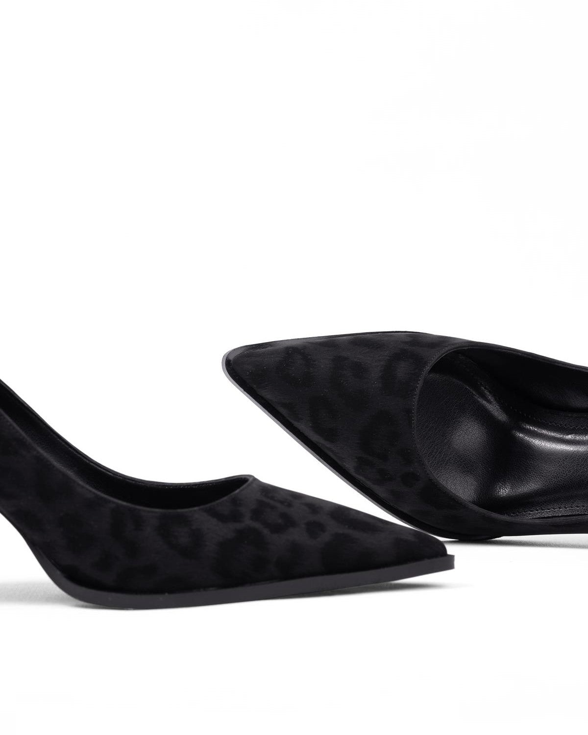 Leopar Desenli Abiye Stiletto - Şık Gece ve Düğün Ayakkabısı - Mary Shoes