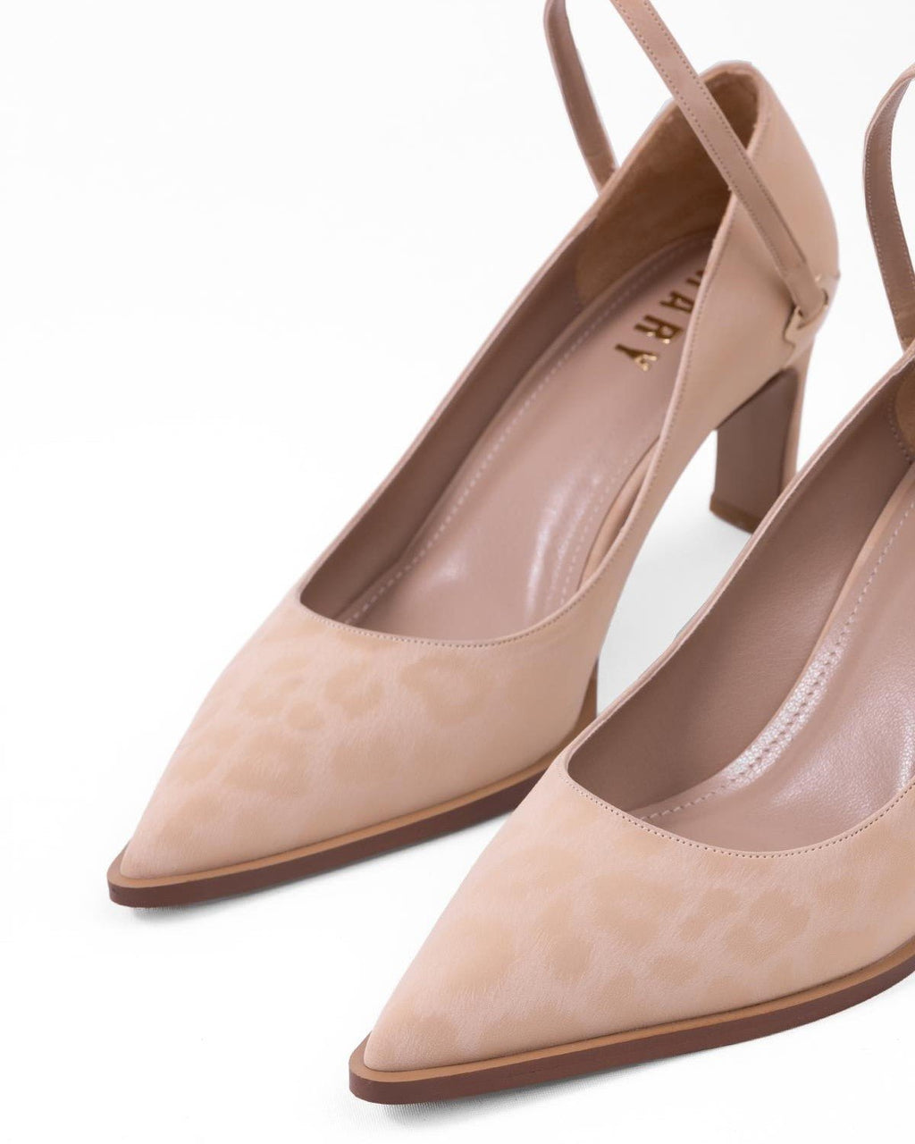 Leopar Desenli Abiye Stiletto - Şık Gece ve Düğün Ayakkabısı - Mary Shoes