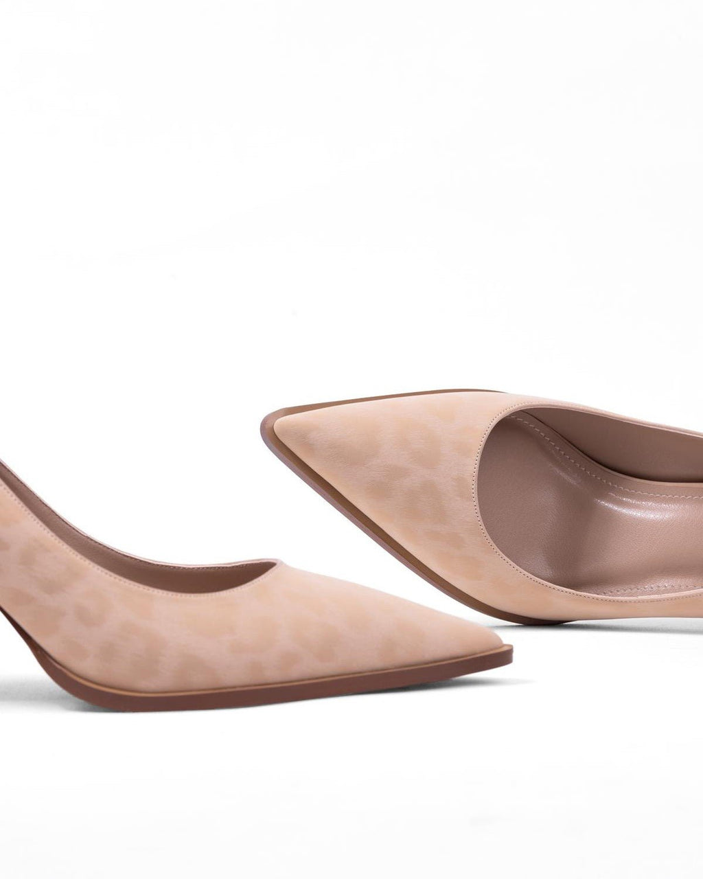 Leopar Desenli Abiye Stiletto - Şık Gece ve Düğün Ayakkabısı - Mary Shoes