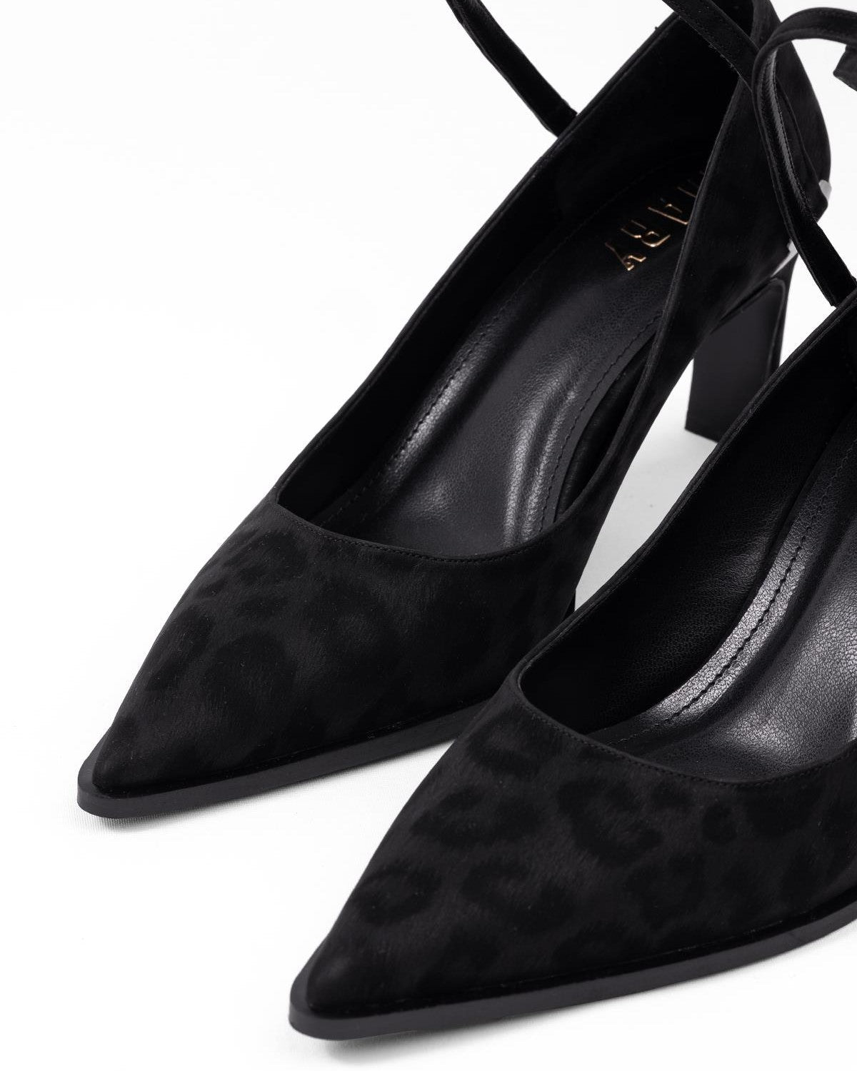 Leopar Desenli Abiye Stiletto - Şık Gece ve Düğün Ayakkabısı - Mary Shoes