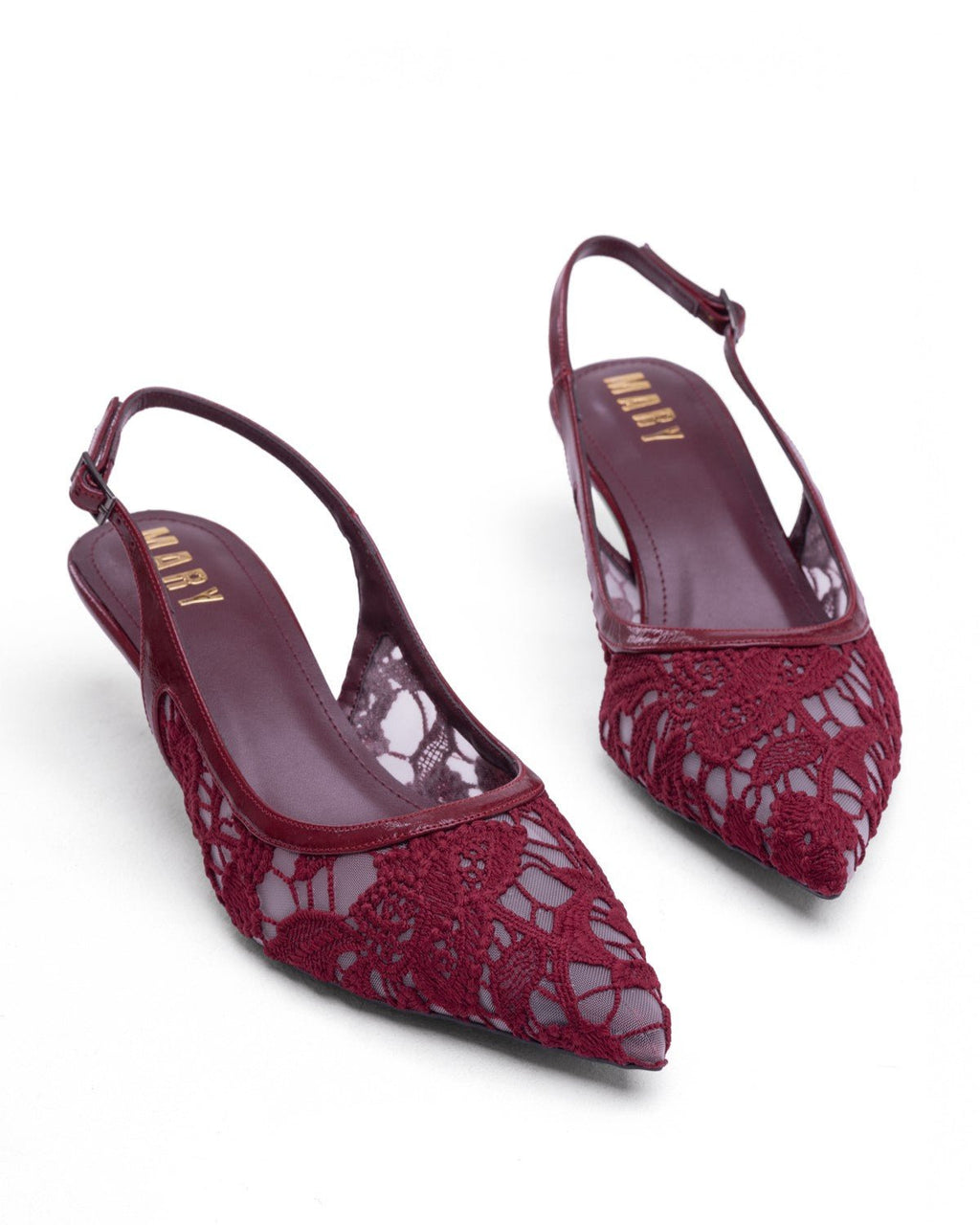 Mary Elegance Noire Dantel Ayakkabı - Mary Shoes