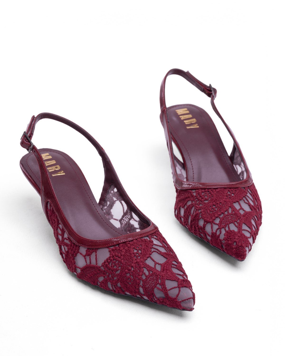 Mary Elegance Noire Dantel Ayakkabı - Mary Shoes