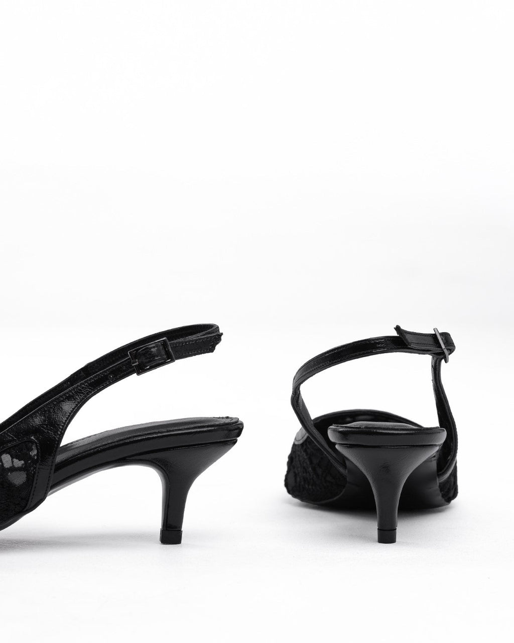 Mary Elegance Noire Dantel Ayakkabı - Mary Shoes