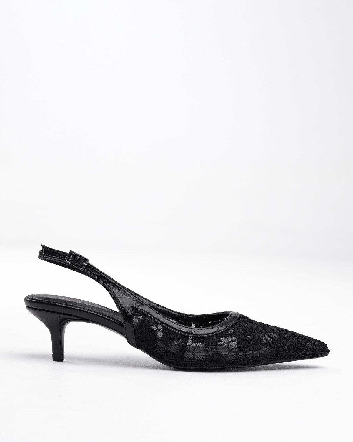 Mary Elegance Noire Dantel Ayakkabı - Mary Shoes