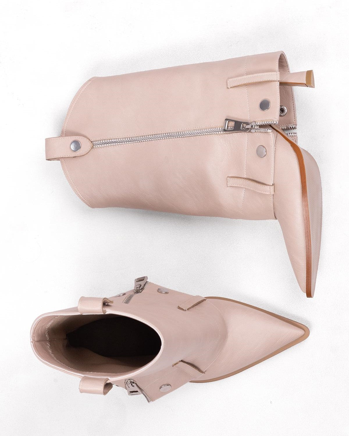 Mary Fermuarlı Western Tarzı Kadın Çizme - Mary Shoes