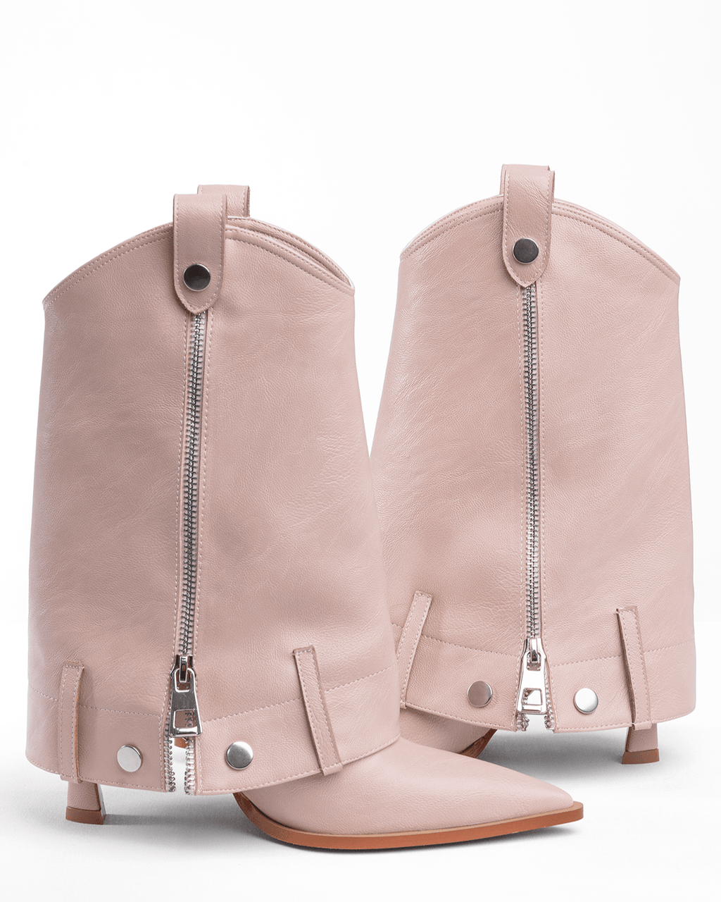 Mary Fermuarlı Western Tarzı Kadın Çizme - Mary Shoes