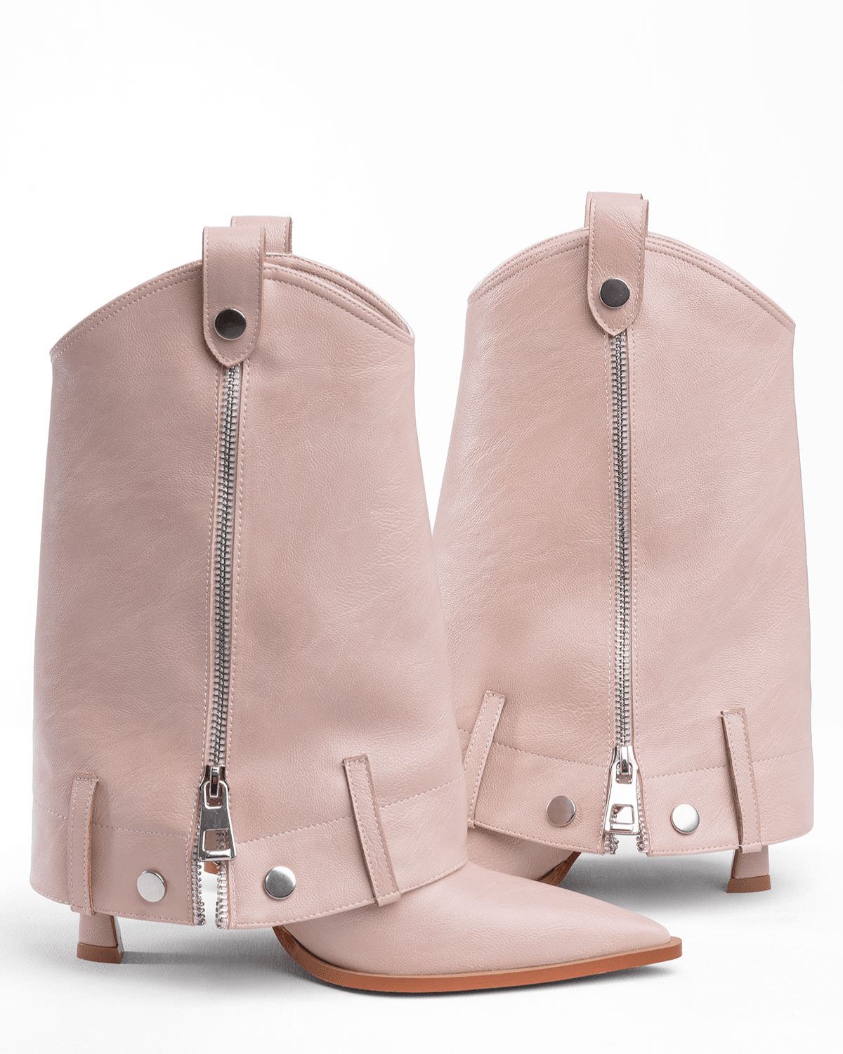 Mary Fermuarlı Western Tarzı Kadın Çizme - Mary Shoes