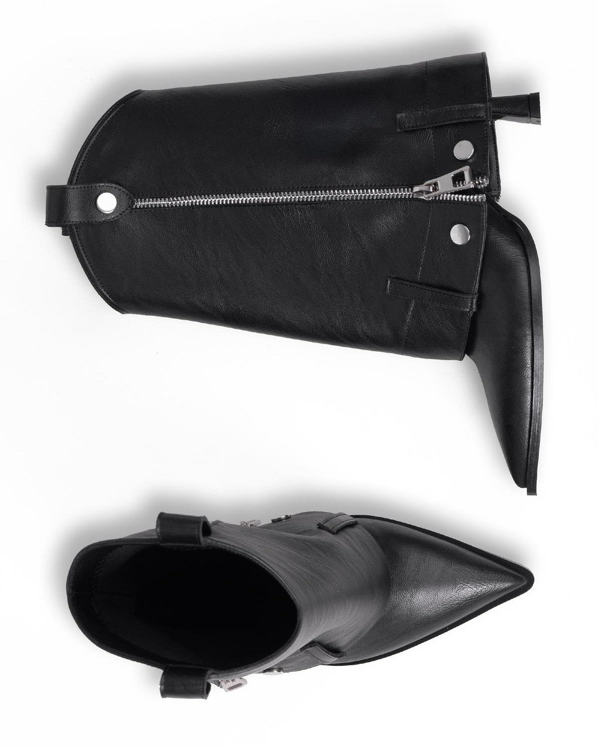 Mary Fermuarlı Western Tarzı Kadın Çizme - Mary Shoes