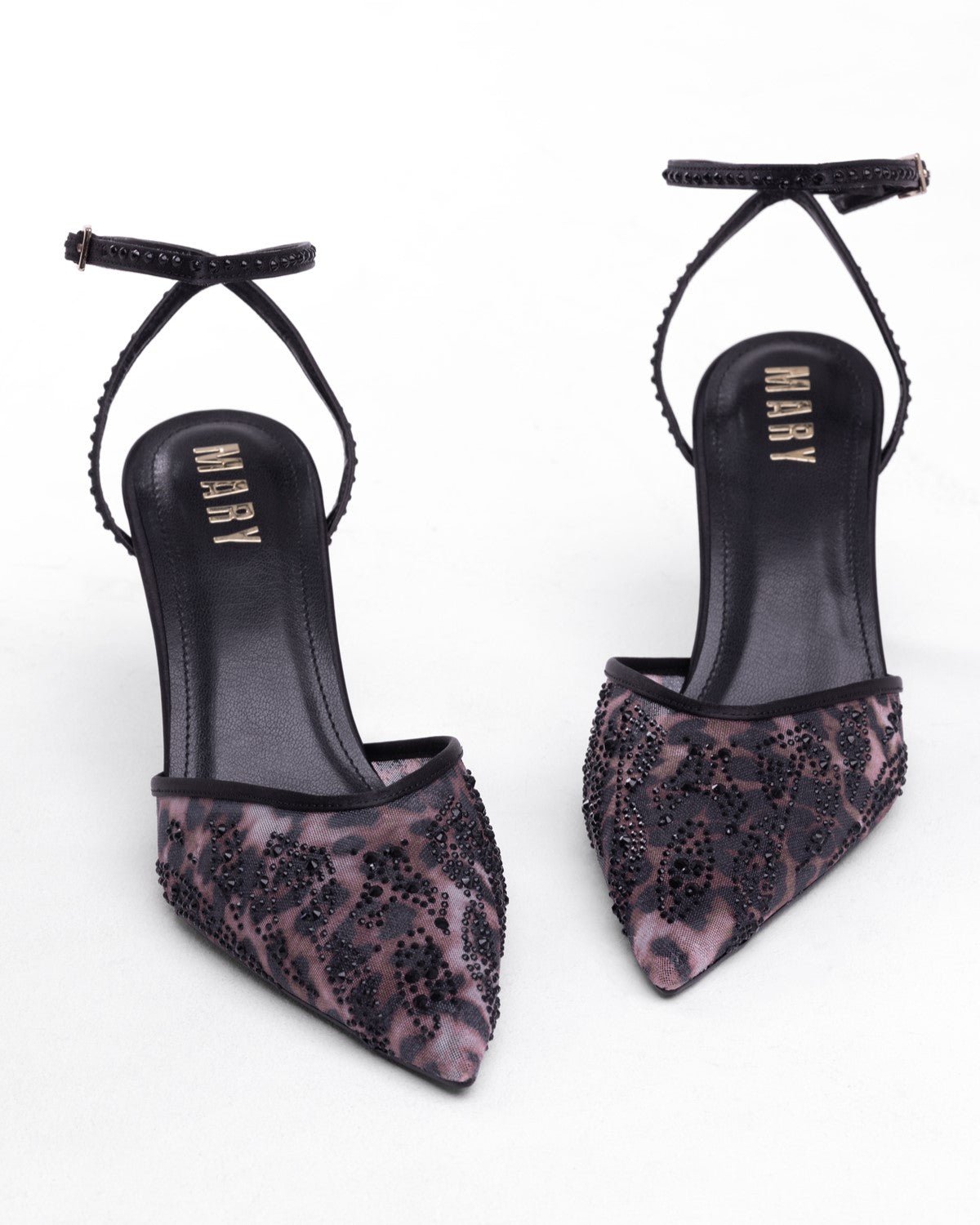 Mary File ve Taş İşlemeli Kadın Stiletto - Mary Shoes