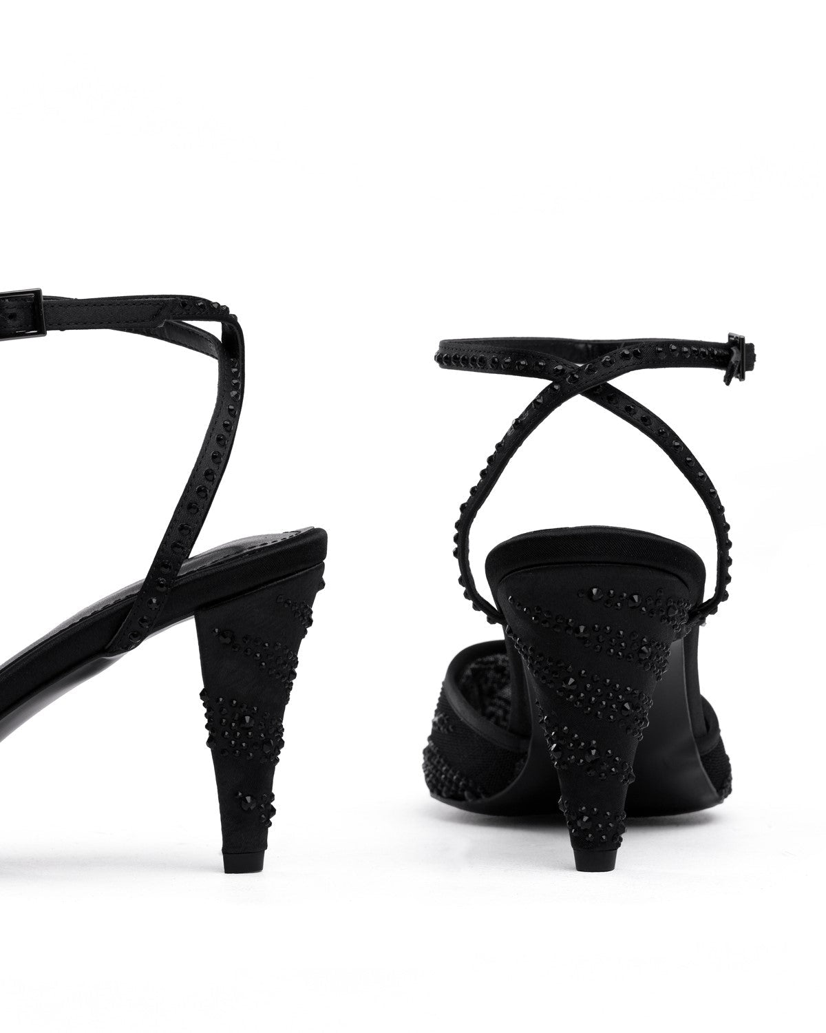 Mary File ve Taş İşlemeli Kadın Stiletto - Mary Shoes