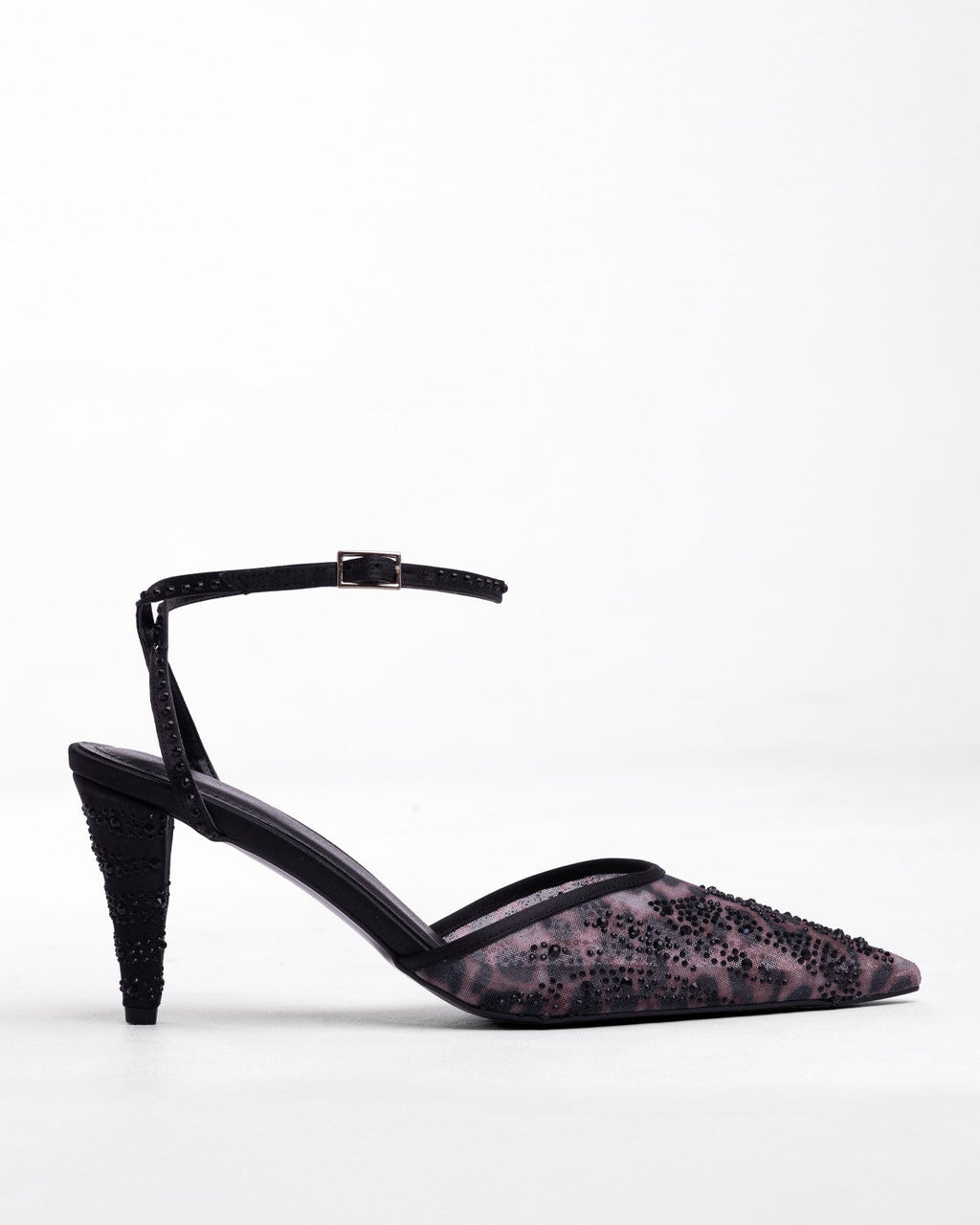 Mary File ve Taş İşlemeli Kadın Stiletto - Mary Shoes