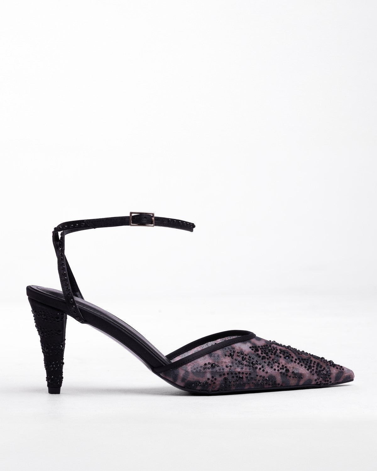 Mary File ve Taş İşlemeli Kadın Stiletto - Mary Shoes