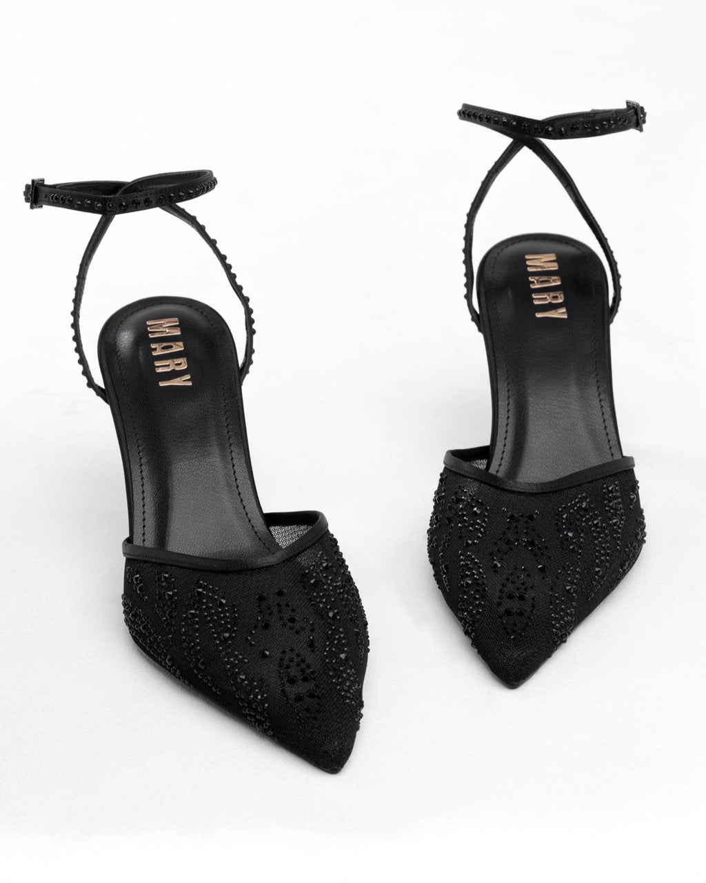 Mary File ve Taş İşlemeli Kadın Stiletto - Mary Shoes